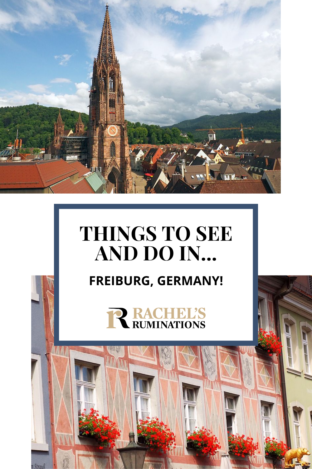 Freiburg, Germany, is a lovely little city with narrow cobbled streets, charming architecture, and a gorgeous cathedral. Read here about all the things to see and do in Freiburg in 1 day. via @rachelsruminations