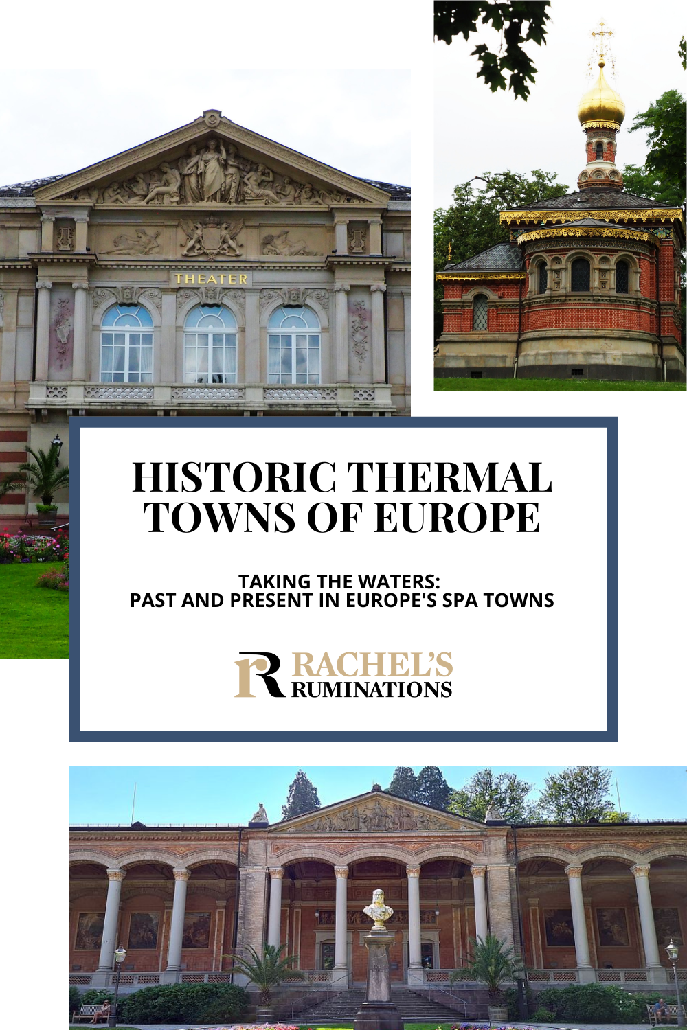 In the 19th century, European hot springs became gathering places for the rich and titled, and the historic thermal towns that grew around them still exist today. Read about them here! via @rachelsruminations