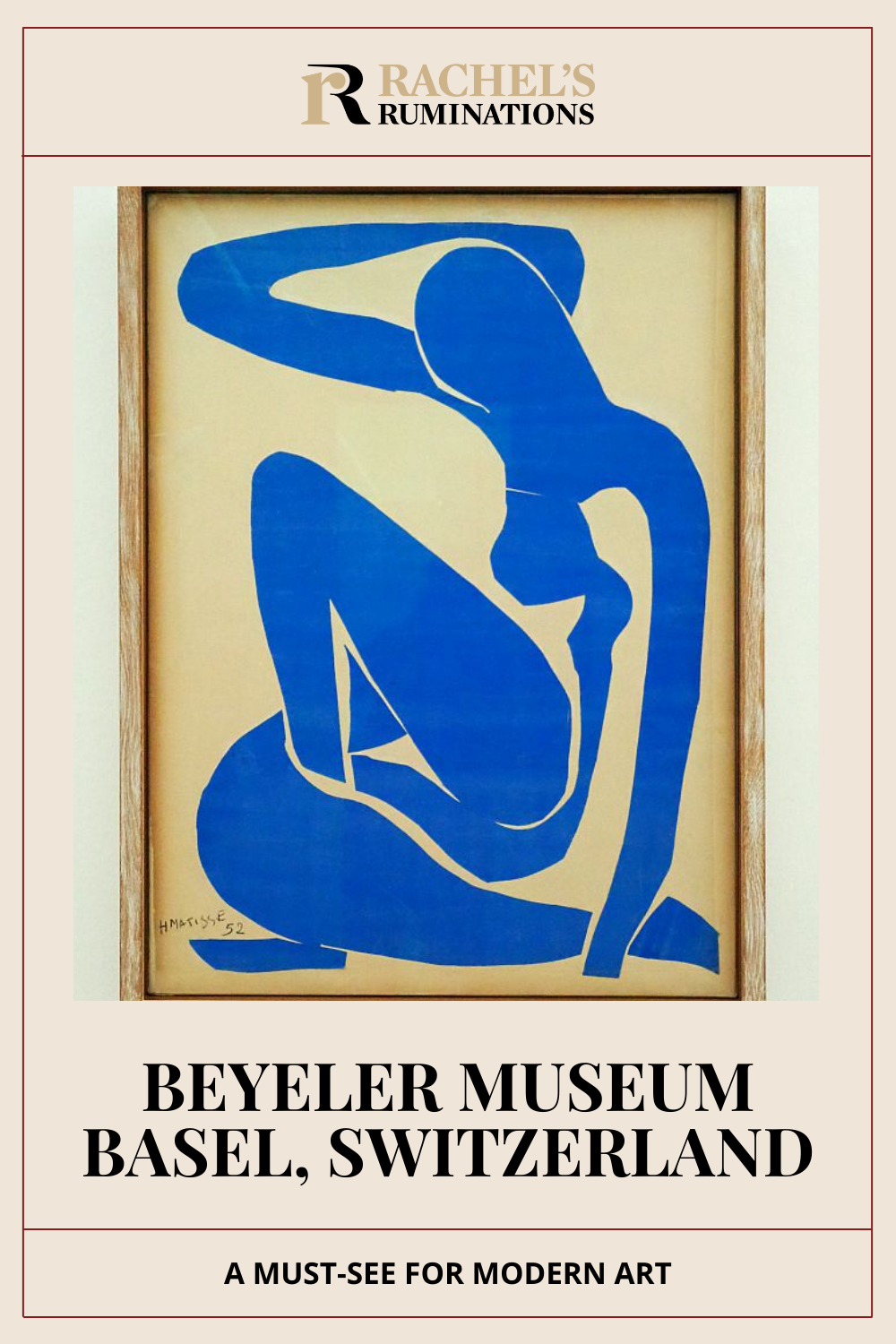 The Beyeler Museum (Fondation Beyeler) in Basel, Switzerland, rivals MoMA in the sheer excellence of the modern art it owns, despite its small collection. via @rachelsruminations