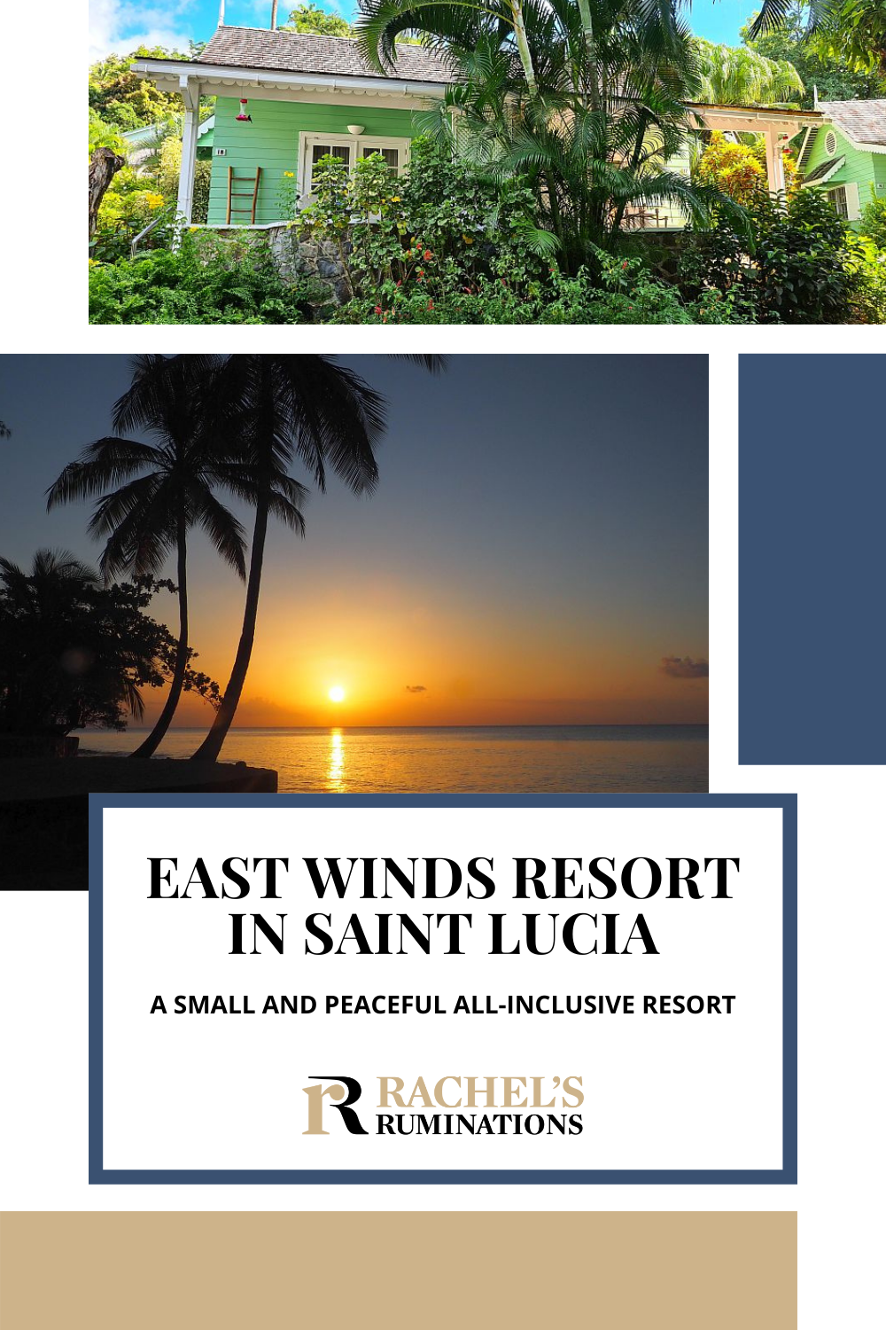 What's special about East Winds Resort Saint Lucia is its size: it's small and peaceful, perfect for a peaceful, laid-back Caribbean holiday. via @rachelsruminations