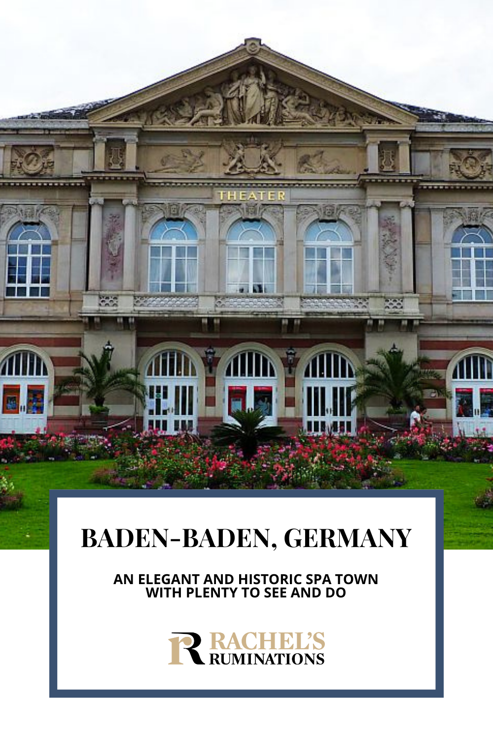 Plenty of pleasant things to do in Baden-Baden, Germany. Stroll the historic thermal town, soak in a spa, visit a museum, or see breathtaking views over the Black Forest. via @rachelsruminations