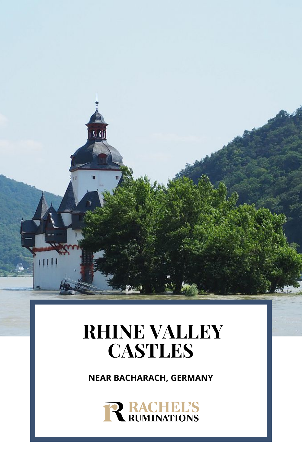 Charming Bacharach, Germany, is the perfect home base to visit the Rhine Valley castles of the Upper Middle Rhine Valley UNESCO site. via @rachelsruminations