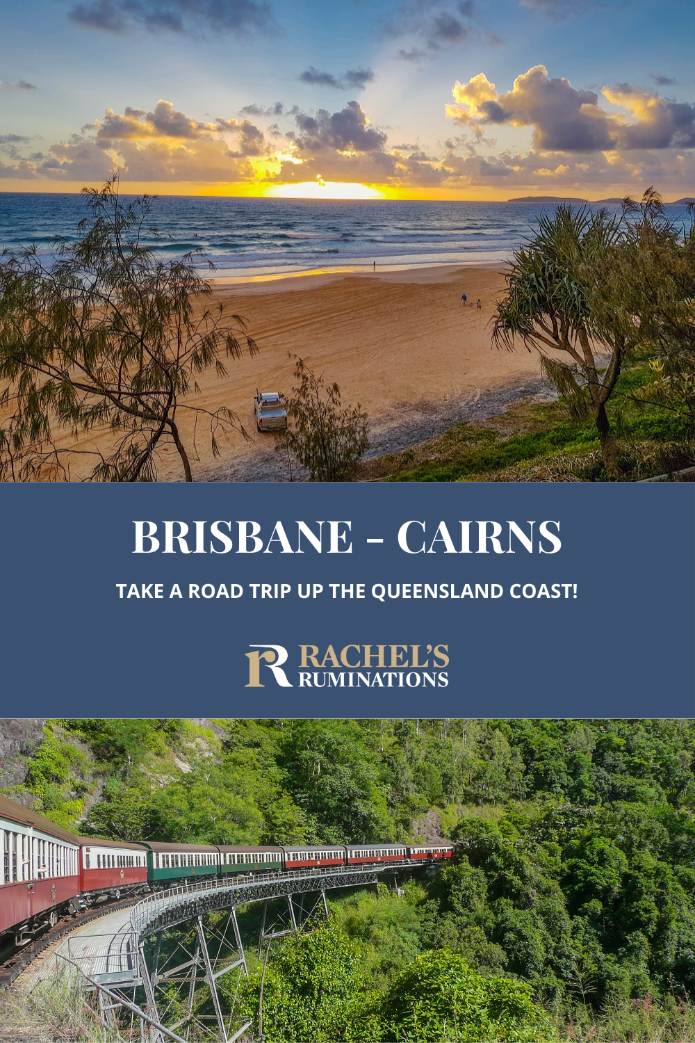 This Brisbane-Cairns itinerary includes all the most popular and beautiful sights along the coast of Queensland in Australia, perfect for a road trip! via @rachelsruminations