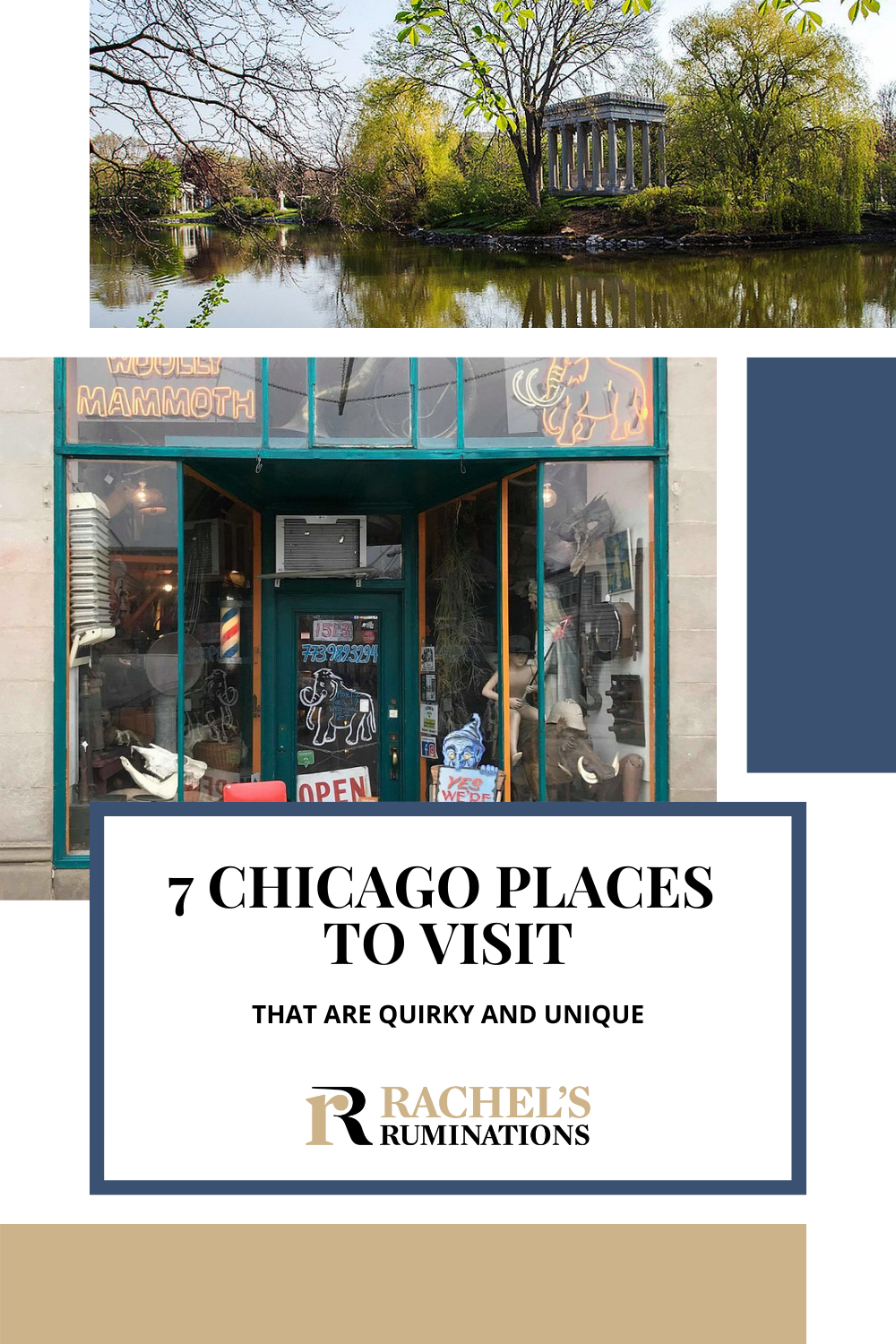 A list of unique places in Chicago, all of them quirky: a speakeasy, an underground street, an oddball shop and more! via @rachelsruminations