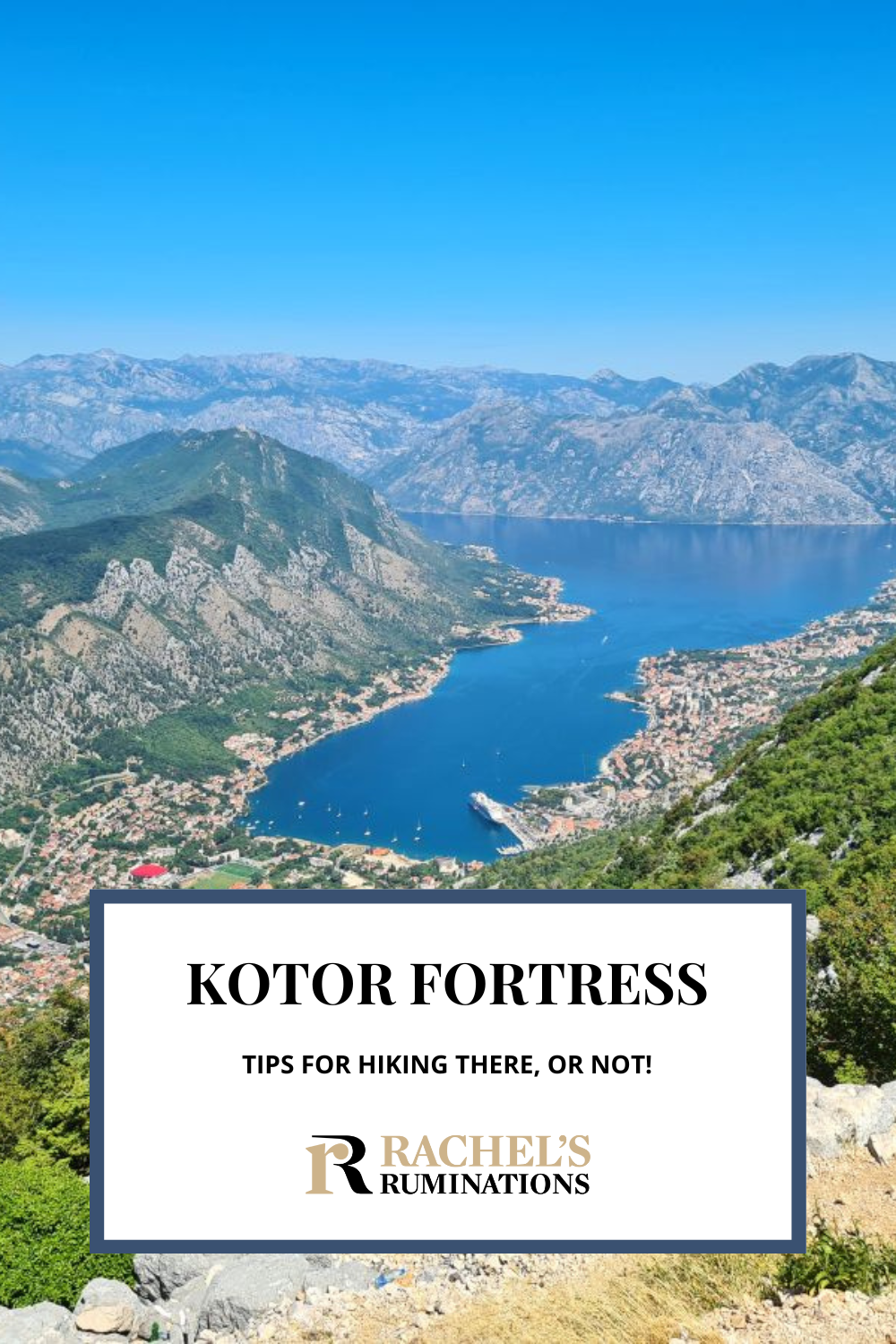 The climb up to San Giovanni Fortress a.k.a. Kotor Fortress in Kotor, Montenegro is hard, but definitely worth it for the magnificent views! via @rachelsruminations