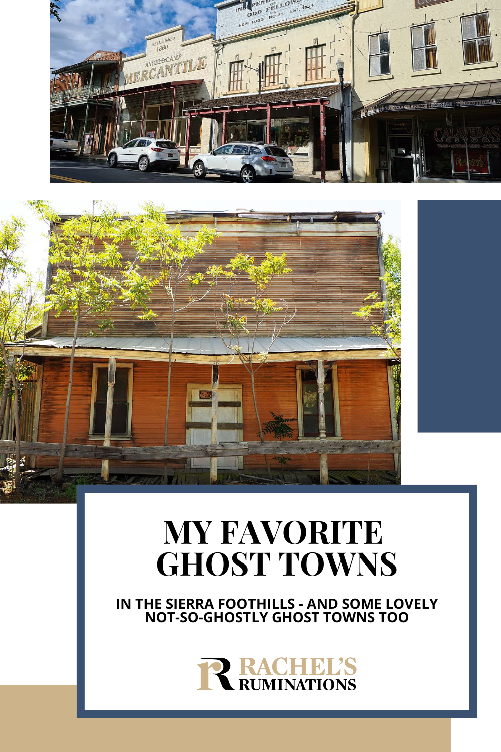 There are lots of Gold Rush ghost towns, but some are more "real" than others. Read here about my four favorite ghost towns in California. via @rachelsruminations