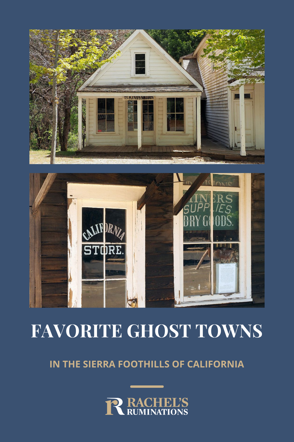 There are lots of Gold Rush ghost towns, but some are more "real" than others. Read here about my four favorite ghost towns in California. via @rachelsruminations