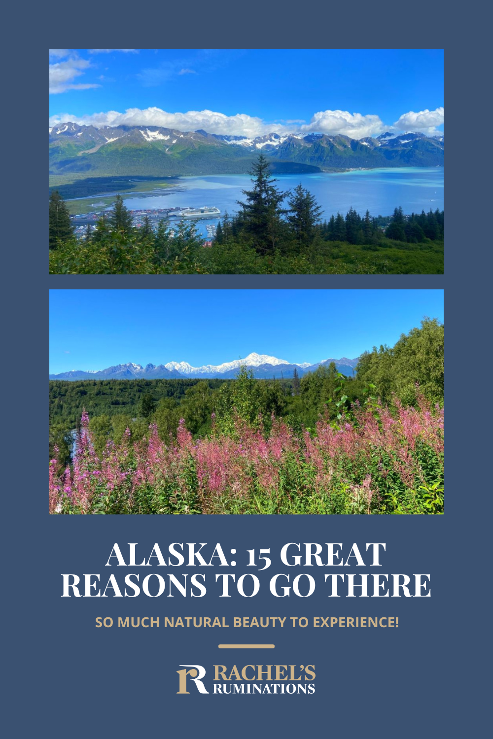 Alaska is a vacation wonderland of beautiful, dramatic scenery and the best outdoor adventure. Here are 15 great reasons to visit Alaska! via @rachelsruminations