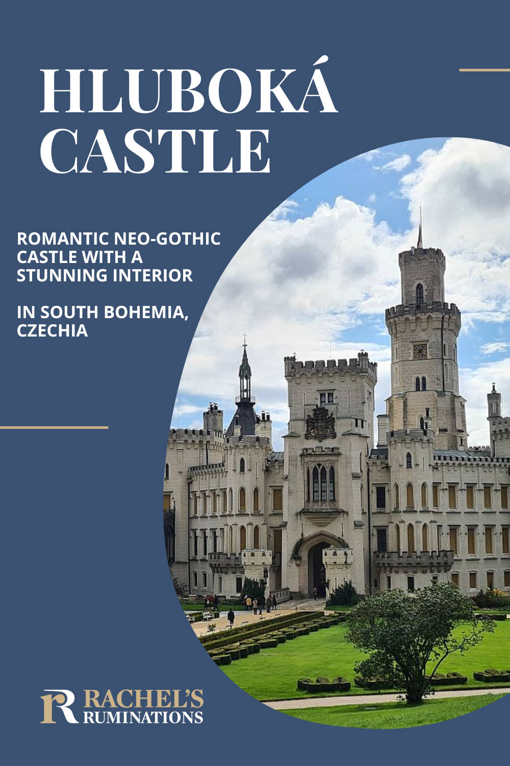 Hluboká Castle is a 19th-century castle in Czechia crammed with a stunning collection of furnishings and exceedingly accomplished workmanship. via @rachelsruminations