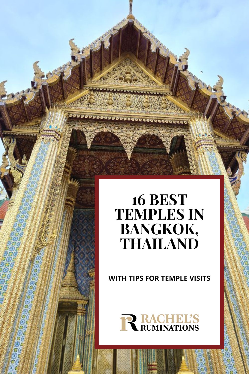 This extensive list of Buddhist temples in Bangkok, Thailand includes advice to help you choose and plan your visit. via @rachelsruminations