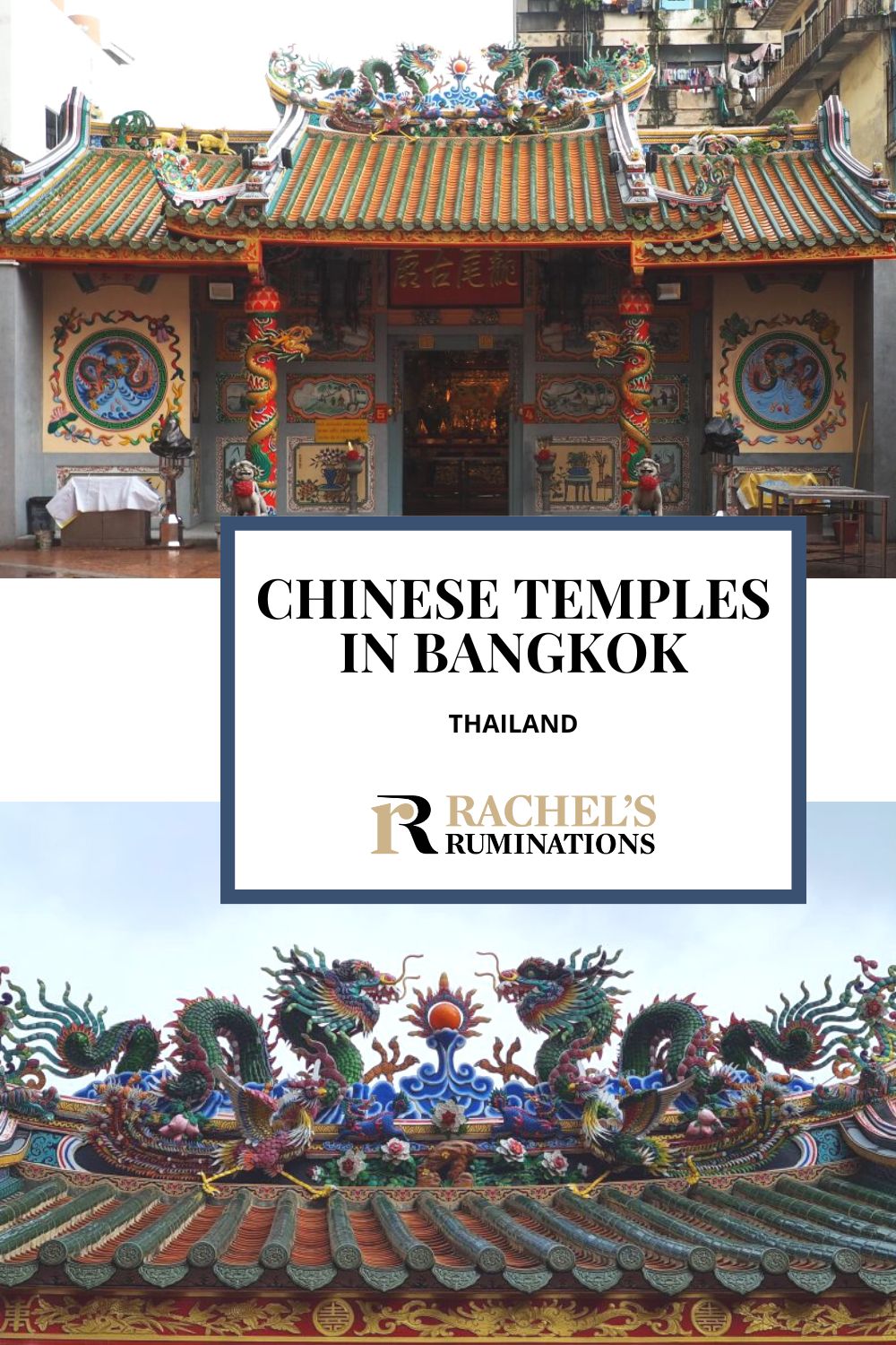 Chinese Temples in Bangkok, Thailand, are different from traditional Thai temples. With plenty of photos to help you choose which to visit. via @rachelsruminations