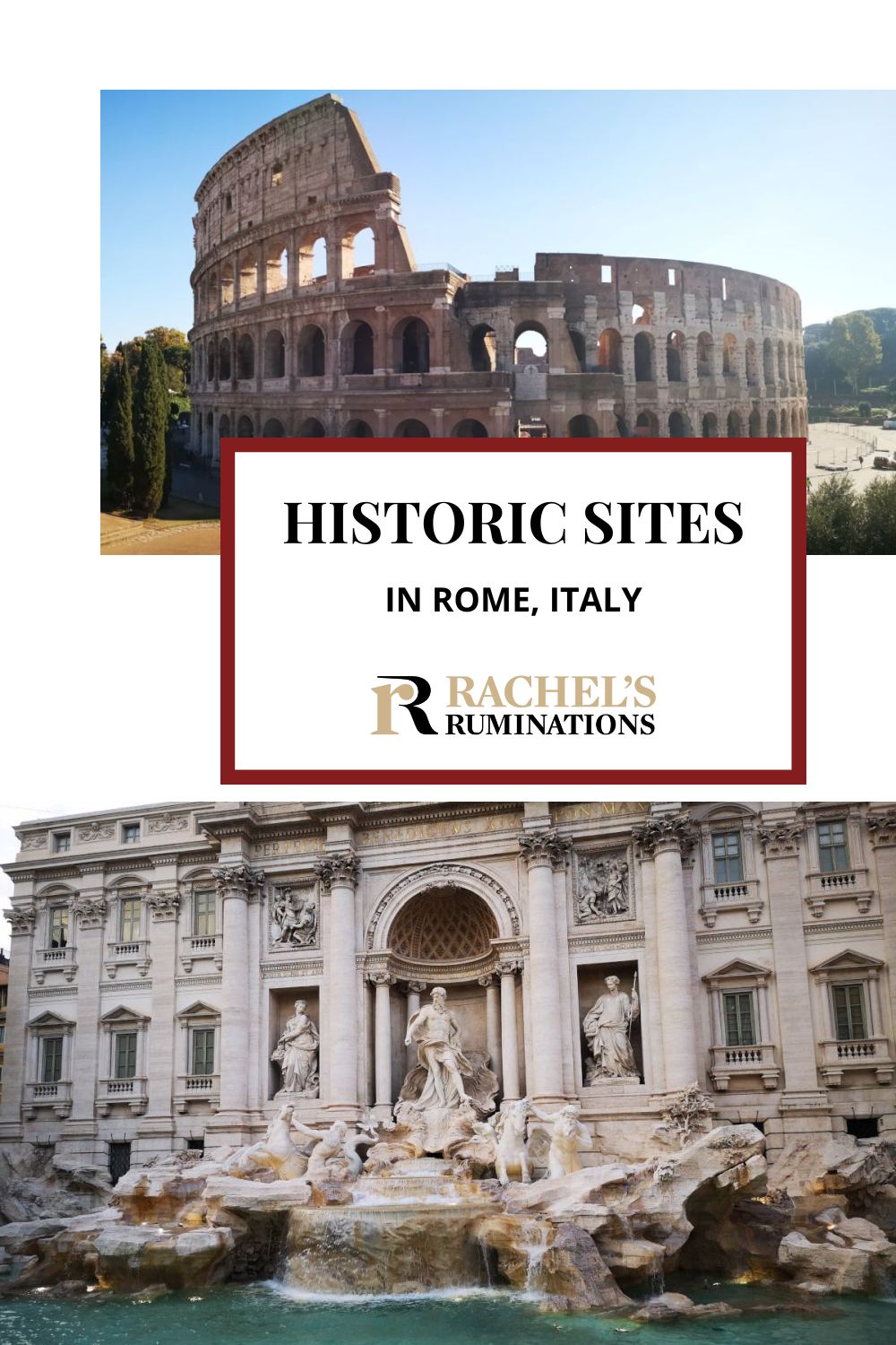 Historic sites in Rome that any first-time visitor should see: from the ancient Romans to the Baroque and Renaissance. via @rachelsruminations