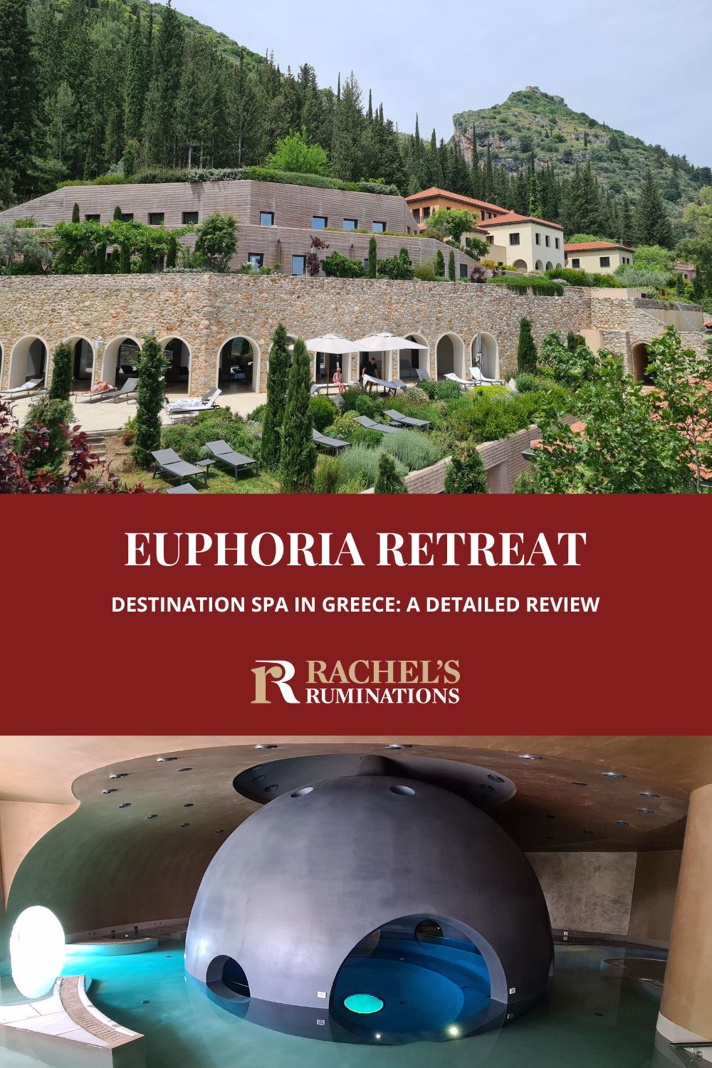 Considering a stay at Euphoria Retreat wellness resort in Mystras, Greece? Read this detailed review before you decide! via @rachelsruminations