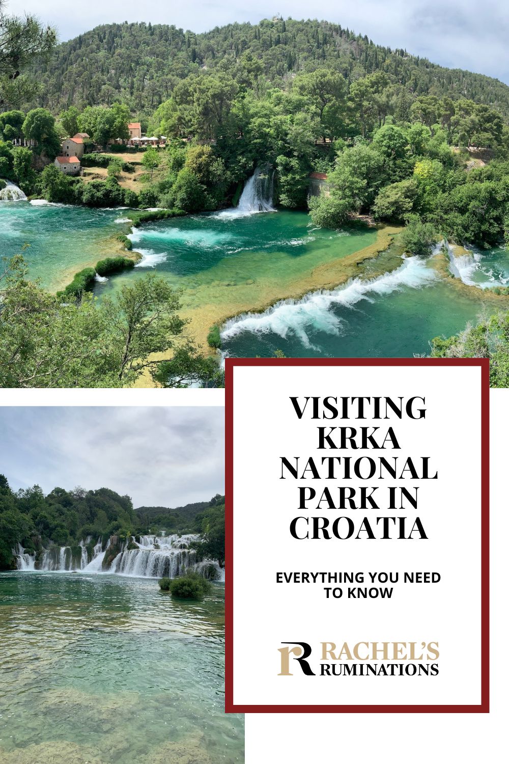 Krka National Park in Croatia has some of the prettiest waterfalls and lovely hikes. Read lots of tips here! via @rachelsruminations