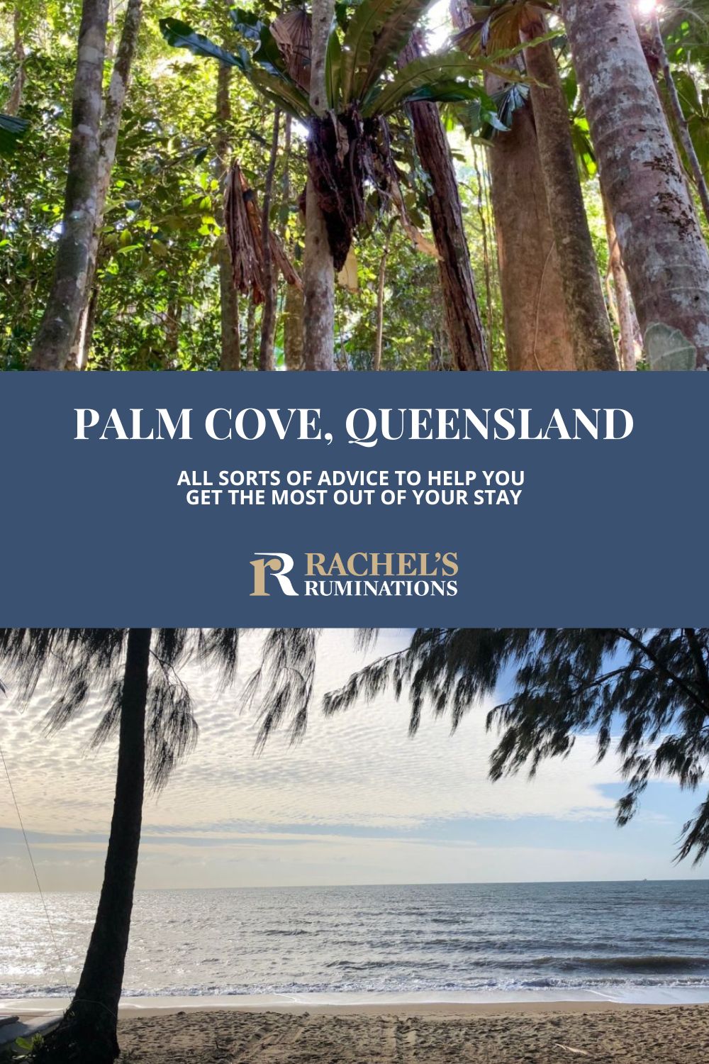 Palm Cove is a small seaside town with calm beaches and beautiful natural areas nearby. A perfect base for a North Queensland vacation! via @rachelsruminations