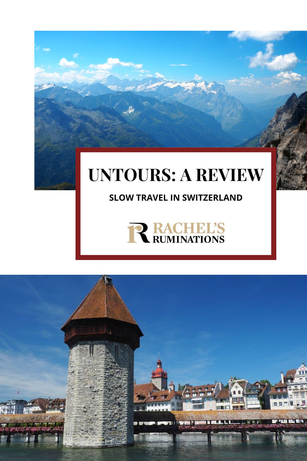 Considering an UnTour? Read this review of the unique UnTours formula for slow travel - in this case in Switzerland. via @rachelsruminations