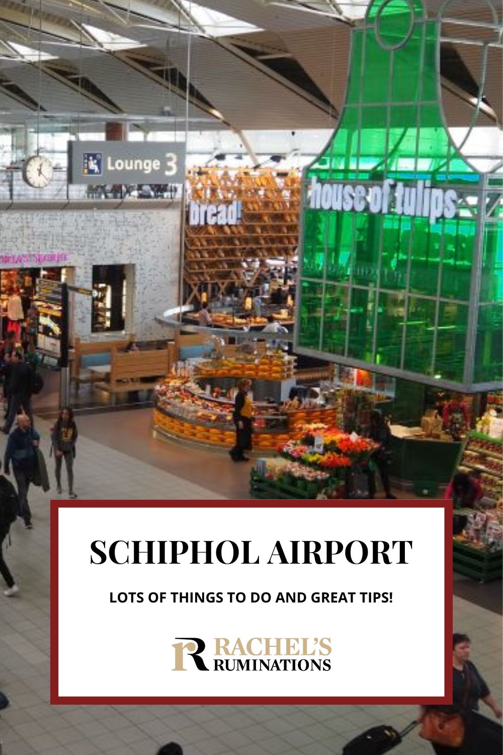 Flying out of Schiphol? Read here all the steps to make your departure easy, and lots of ideas for things to do at Schiphol Airport while you wait for your flight. via @rachelsruminations