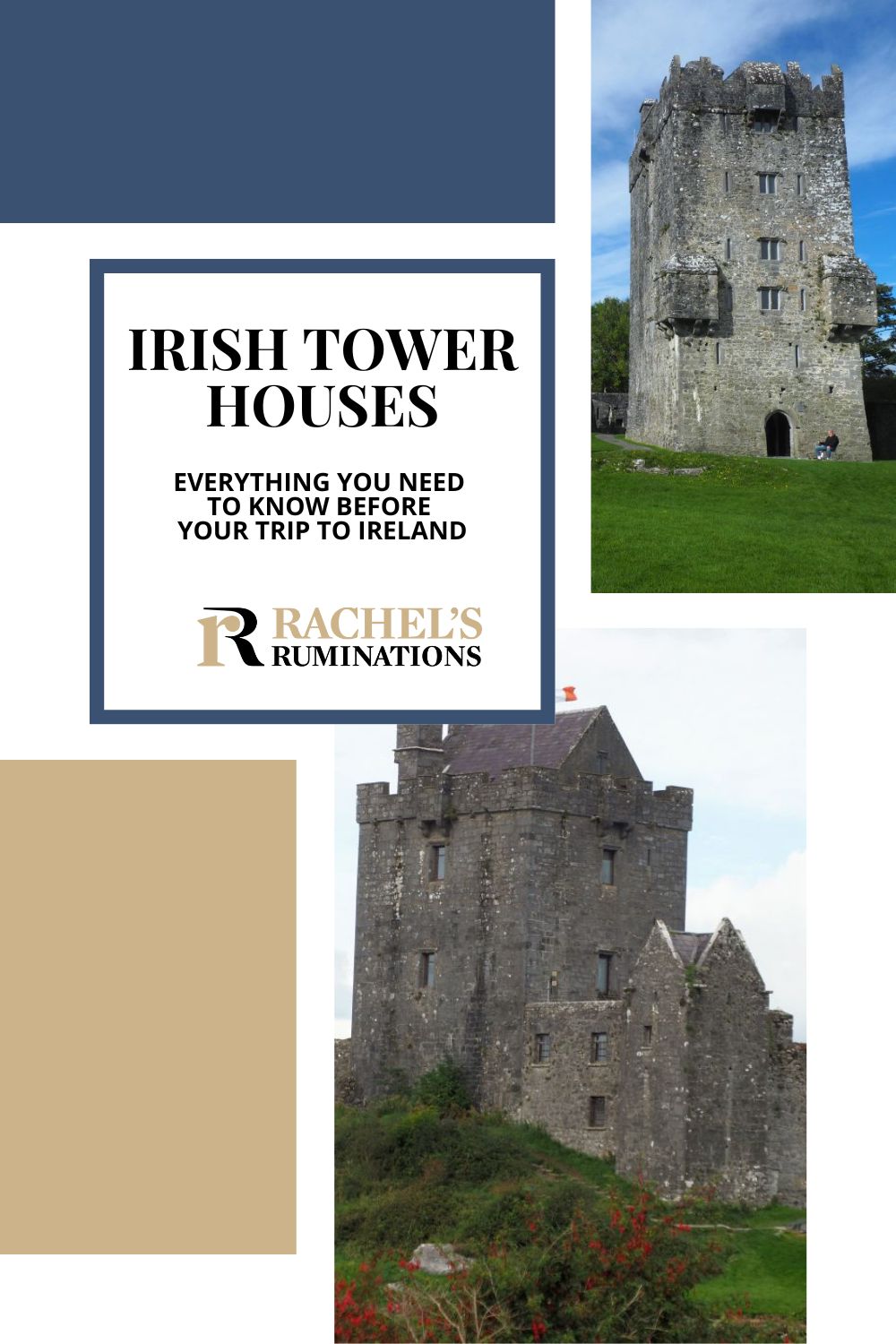 Everything you need to know about tower houses in Ireland - a variety of castle - before visiting: what to look for, which to see, and more! via @rachelsruminations