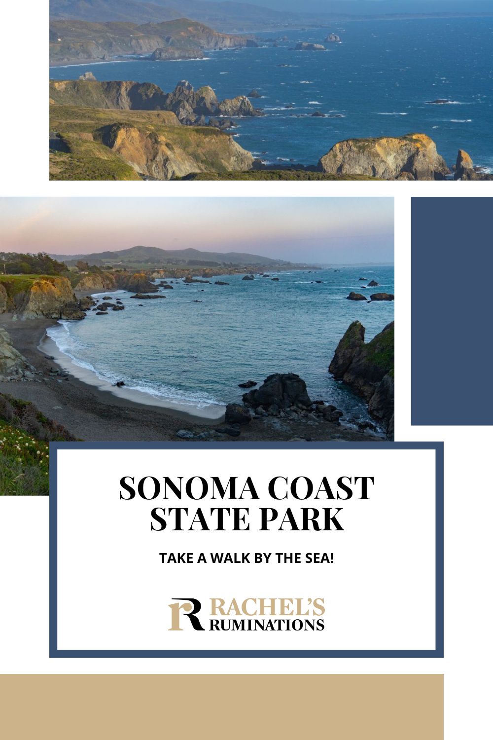 Sonoma Coast State Park in northern California is a beautiful stretch of craggy coastline with a range of small beaches and activities for visitors. via @rachelsruminations