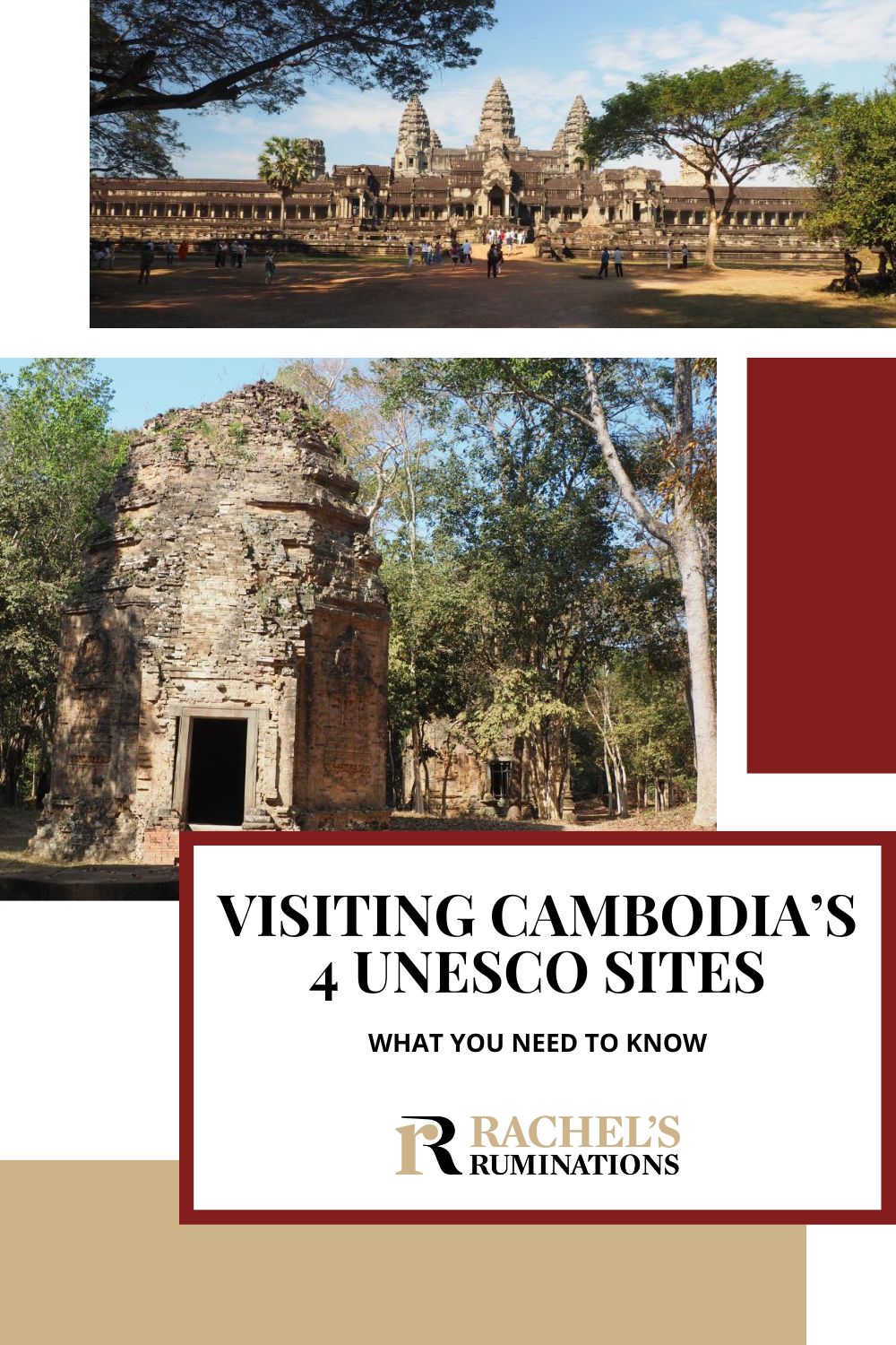 Cambodia has more that just Angkor Wat! Read here about all four of the UNESCO sites in Cambodia, with lots of advice for visiting them. via @rachelsruminations