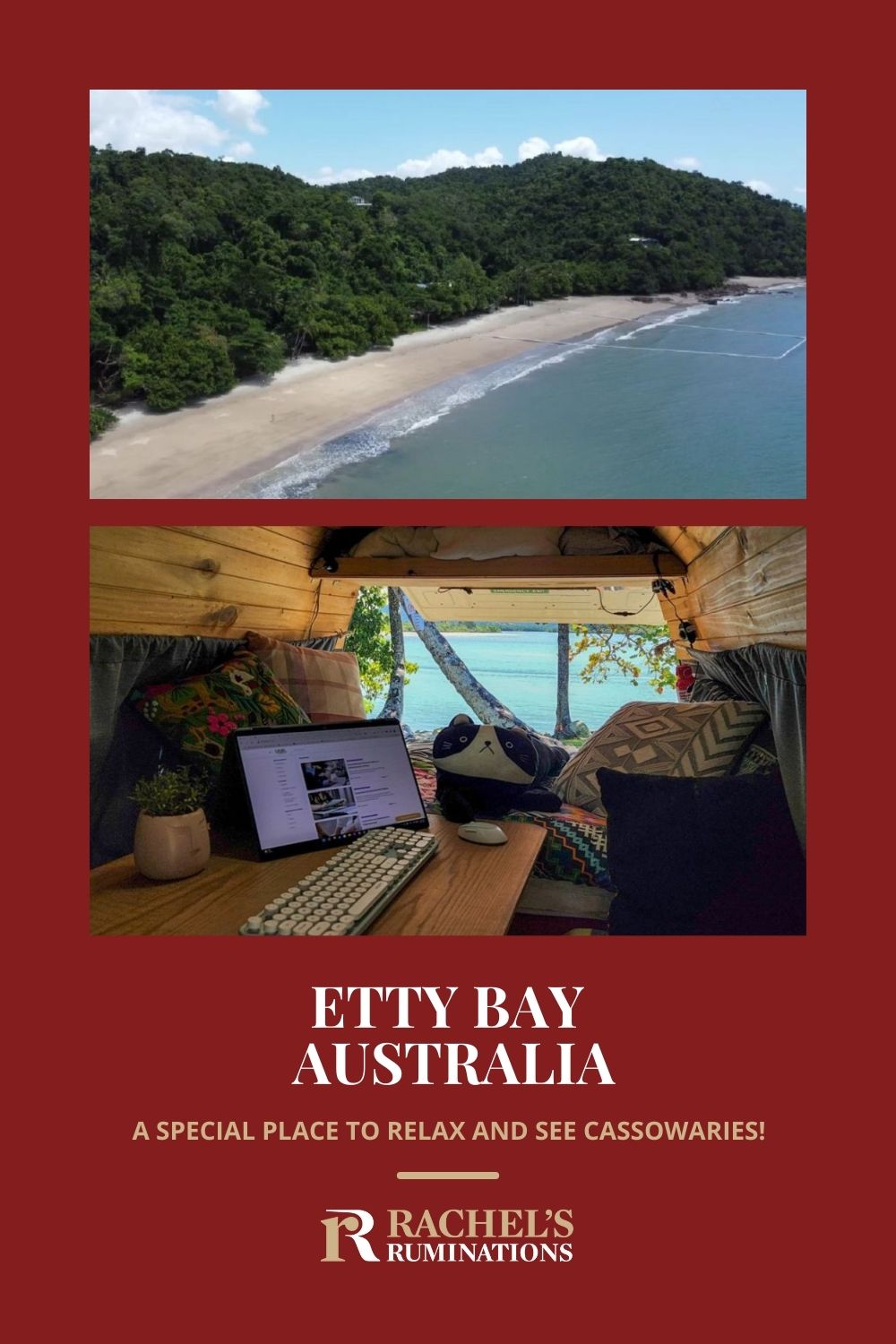 Etty Bay Beach, Queensland, Australia: a lovely white-sand beach next to a rainforest and a great place to spot the endangered cassowary, the world's third-largest flightless bird. via @rachelsruminations