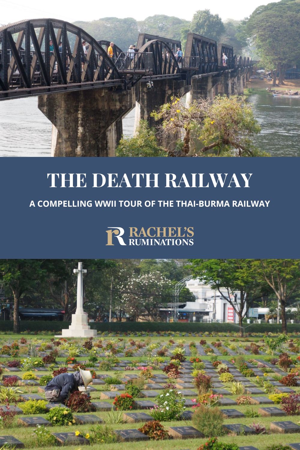 The building of the Burma-Thai Railway in WWII is a story of resilience, heroism, cruelty, and tragedy. Read this review of a tour visiting the railway line and honoring the forced laborers who built it. via @rachelsruminations