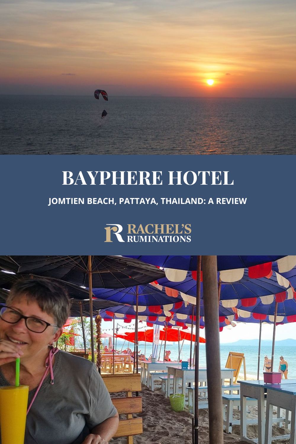 An in-depth review of Bayphere Hotel Pattaya, Thailand - its location on Jomtien Beach, our room, the rooftop pool, and its restaurants. via @rachelsruminations