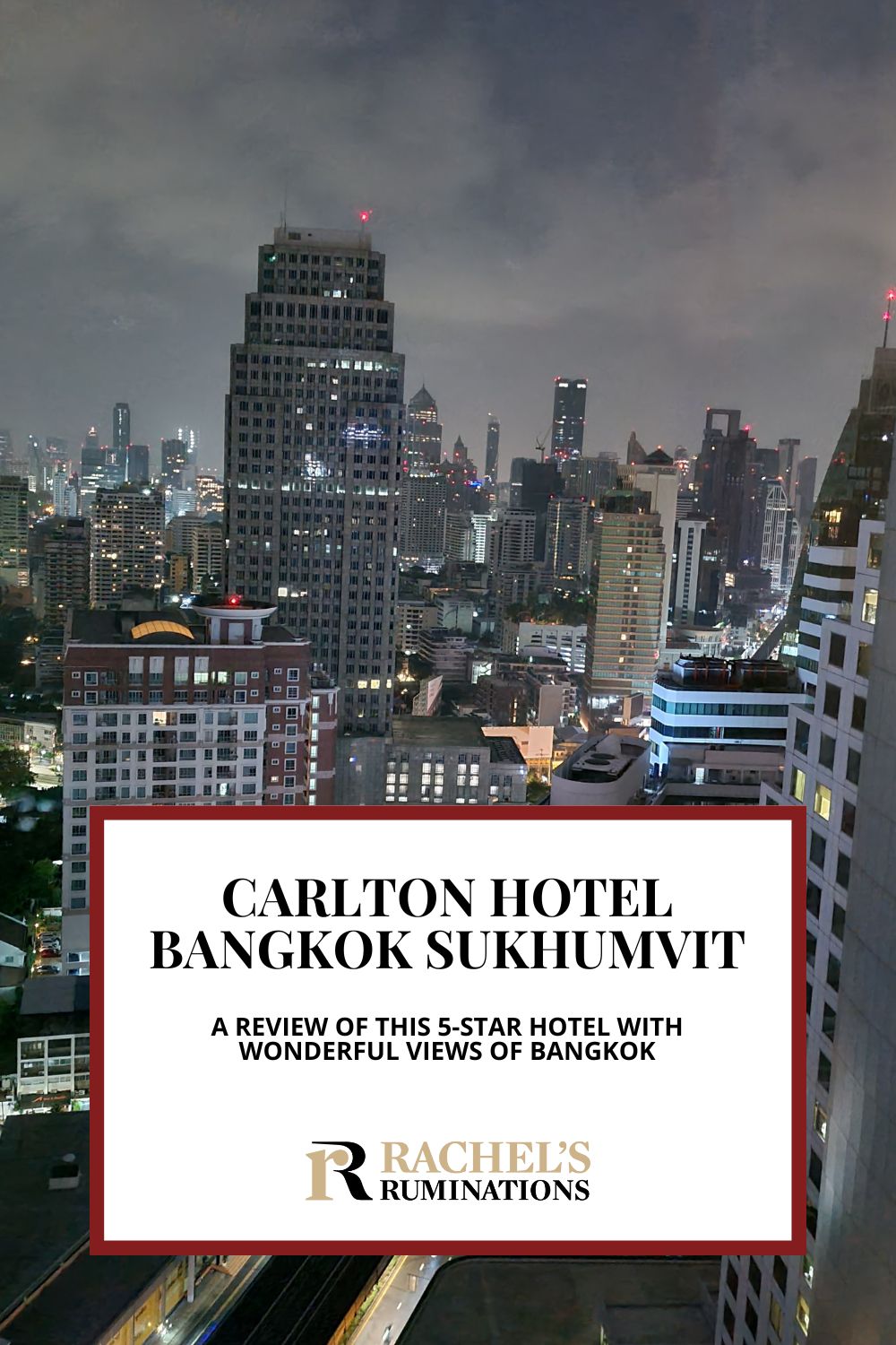 A thorough review of the Carlton Hotel Bangkok Sukhumvit including its rooms, restaurants and facilities, plus honest recommendations. via @rachelsruminations