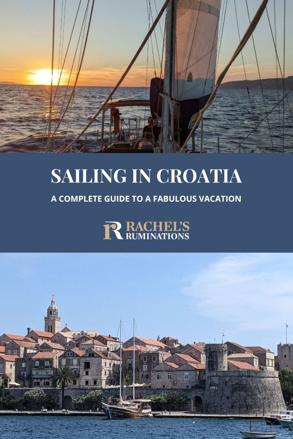 Everything you need to know if you are considering sailing in Croatia for your vacation. Info on where and when, the best route, what to pack, licenses, and more. via @rachelsruminations