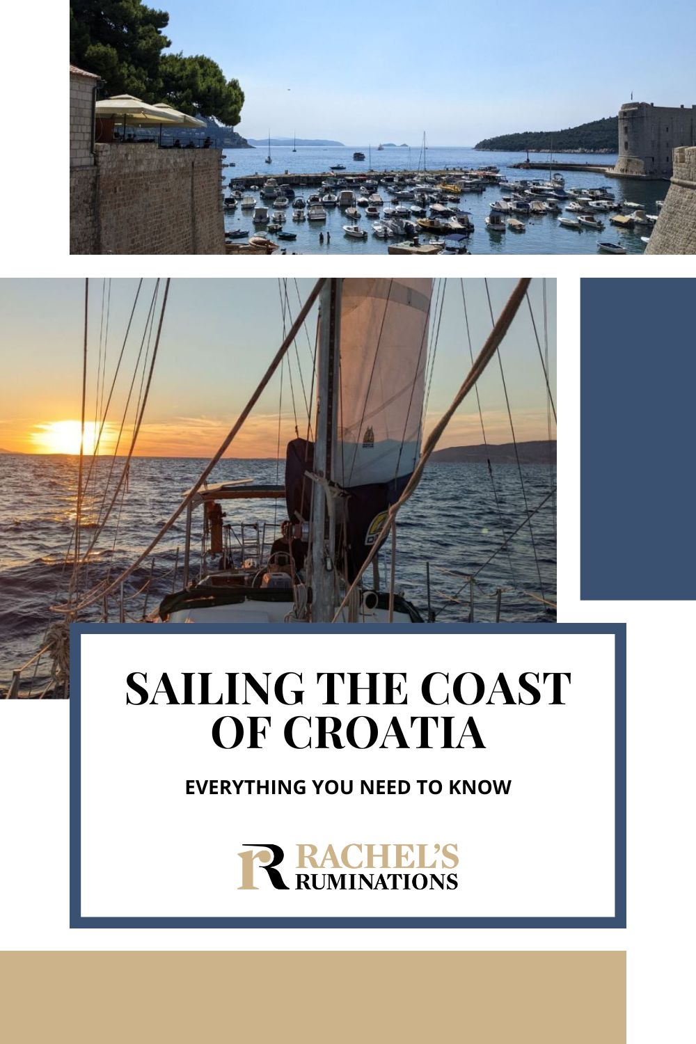 Everything you need to know if you are considering sailing in Croatia for your vacation. Info on where and when, the best route, what to pack, licenses, and more. via @rachelsruminations