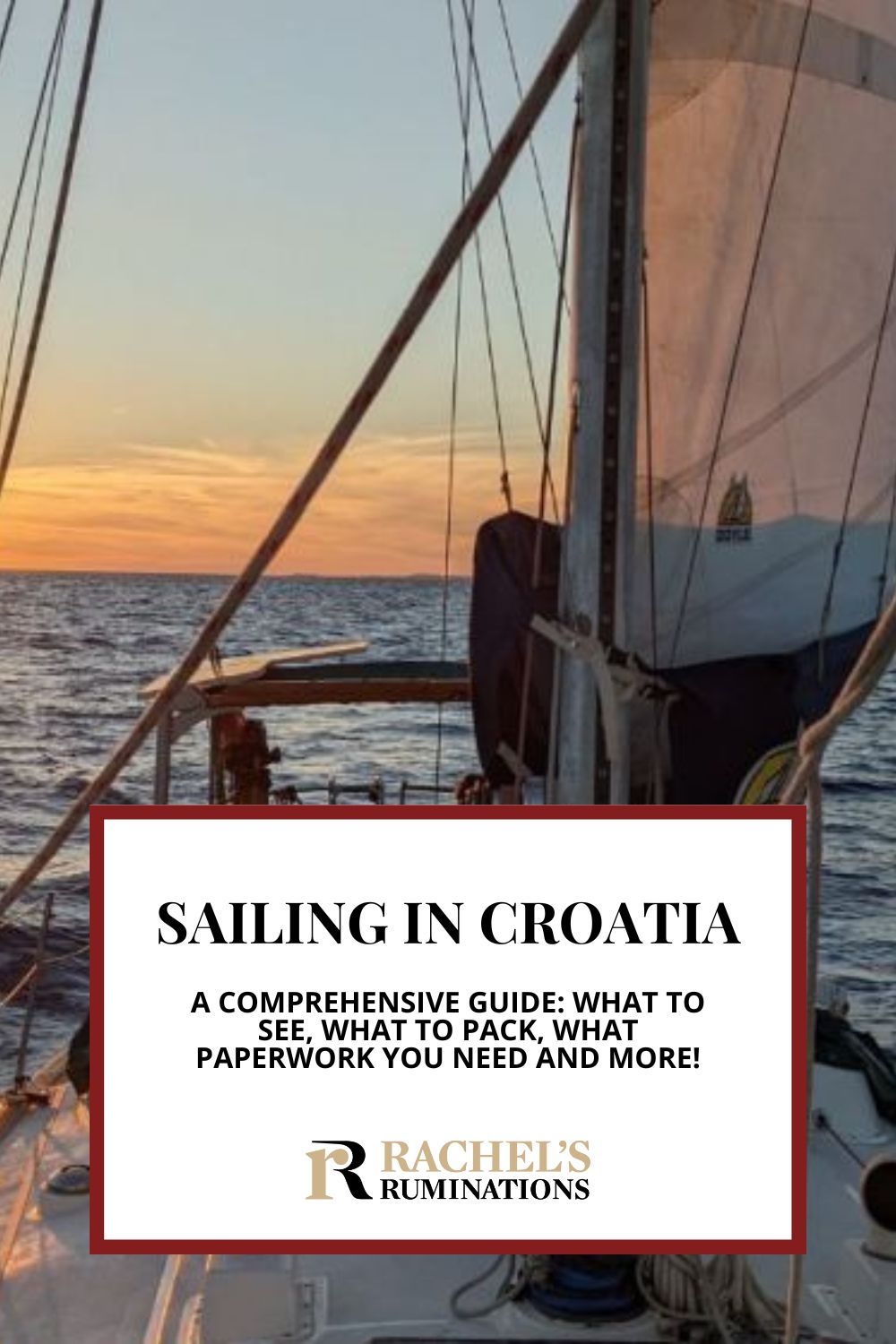 Everything you need to know if you are considering sailing in Croatia for your vacation. Info on where and when, the best route, what to pack, licenses, and more. via @rachelsruminations