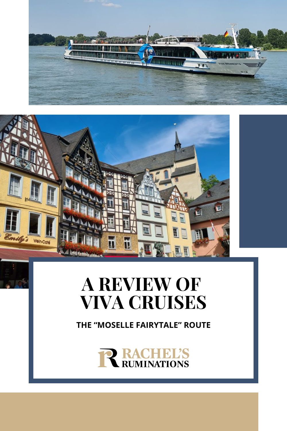 A thorough description and review of a Moselle river cruise with Viva Cruises: the ship, the cabin, the food and drink, the itinerary, etc. via @rachelsruminations