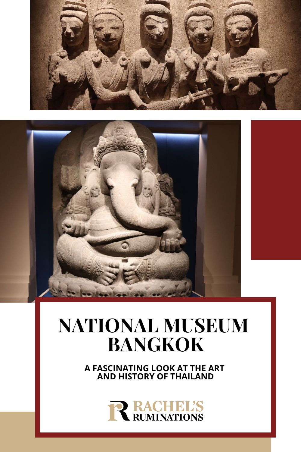 The National Museum Bangkok, housed in a former palace, holds a well-displayed collection of art and historical objects, many related to the royal family. It's worth a visit! via @rachelsruminations