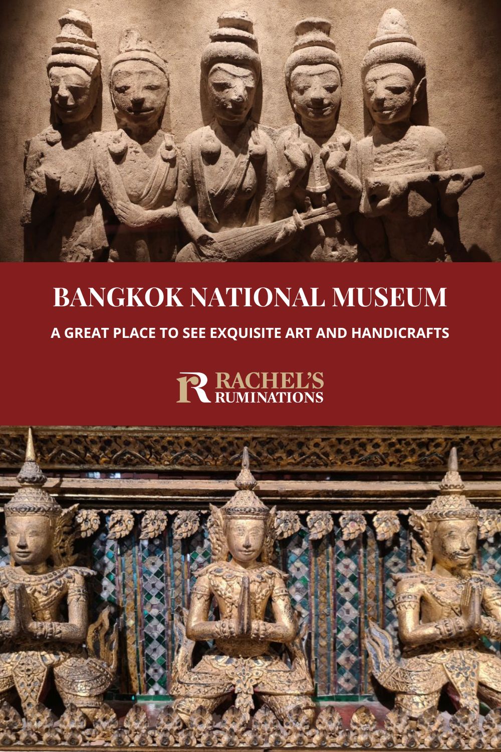 The National Museum Bangkok, housed in a former palace, holds a well-displayed collection of art and historical objects, many related to the royal family. It's worth a visit! via @rachelsruminations