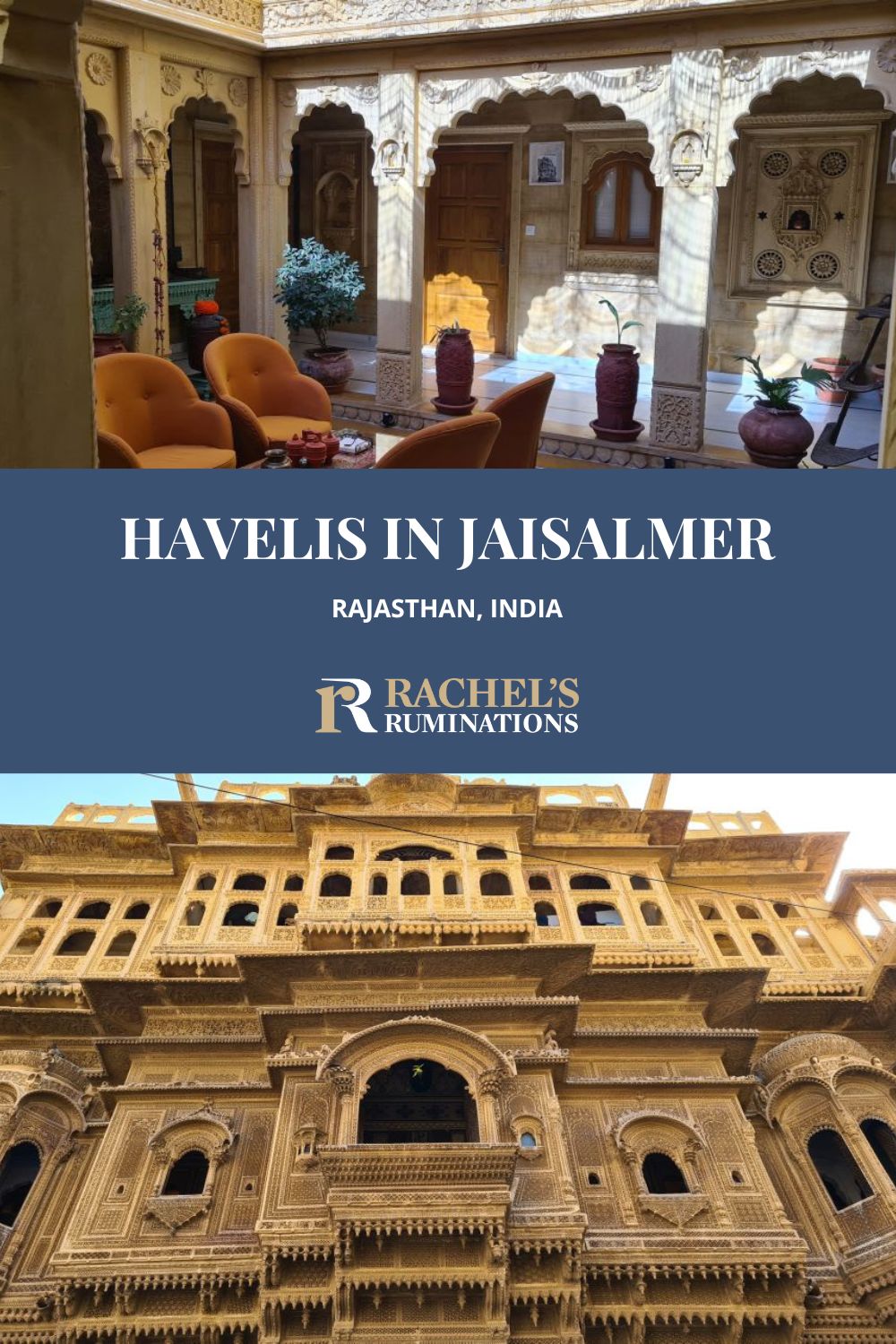 Havelis are a form of architecture common in Rajasthan, but the havelis in Jaisalmer are particularly beautiful. Read about what makes them special and which to visit on your trip to Jaisalmer. via @rachelheller