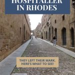 Text: The Knights Hospitaller in Rhodes: They left their mark. Here's what to see! Image: the Street of the Knights.