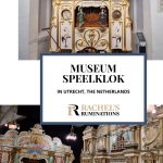 Text: Museum Speelklok in Utrecht, the Netherlands. Images: above, a street organ; below, 2 dance-hall organs.