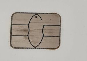 A debit card chip